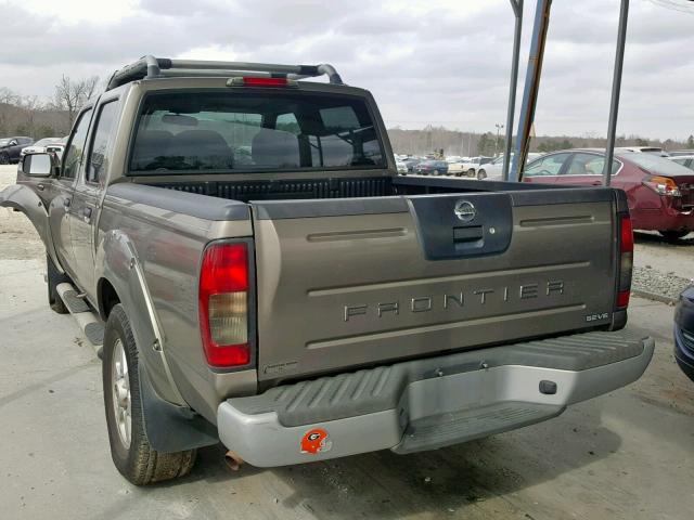 1N6ED27T33C439957 - 2003 NISSAN FRONTIER C TAN photo 3