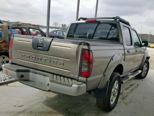 1N6ED27T33C439957 - 2003 NISSAN FRONTIER C TAN photo 4