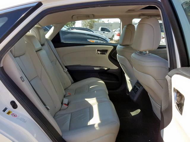 4T1BK1EB4FU178185 - 2015 TOYOTA AVALON XLE WHITE photo 6