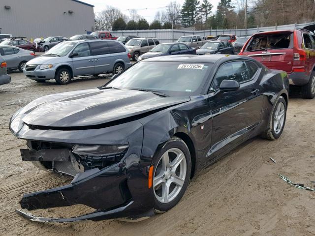 1G1FB1RS5K0103263 - 2019 CHEVROLET CAMARO LT BLACK photo 2