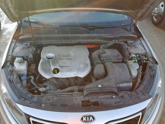 KNAGM4AD9C5013670 - 2012 KIA OPTIMA HYB SILVER photo 7