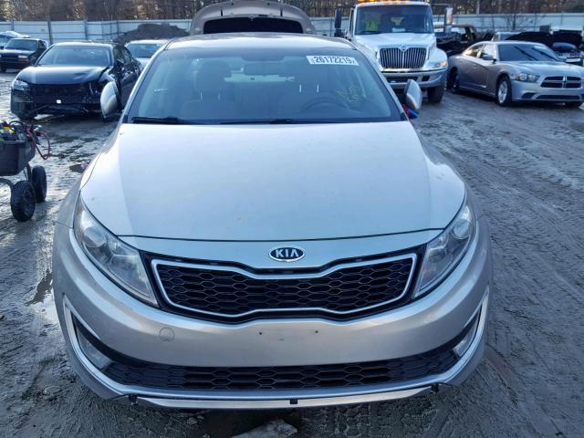 KNAGM4AD9C5013670 - 2012 KIA OPTIMA HYB SILVER photo 9