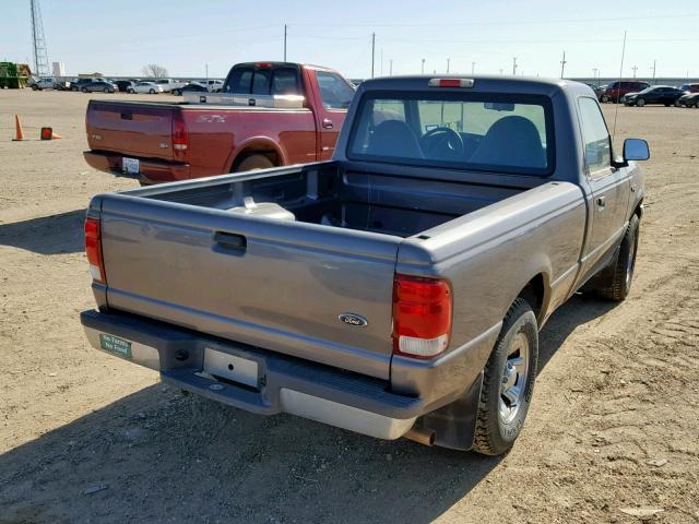 1FTYR10C5YPA35953 - 2000 FORD RANGER GRAY photo 4