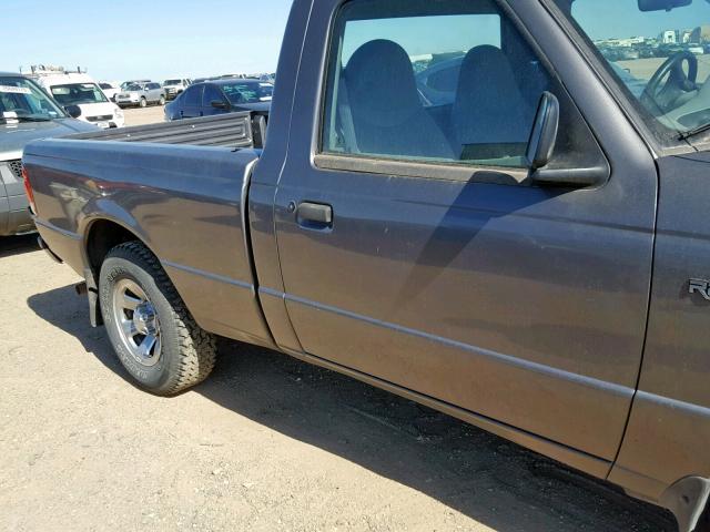 1FTYR10C5YPA35953 - 2000 FORD RANGER GRAY photo 9