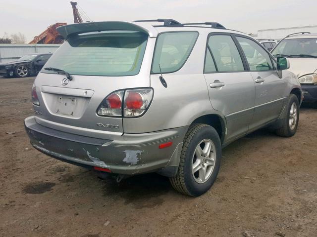 JTJHF10U220258966 - 2002 LEXUS RX 300 GRAY photo 4