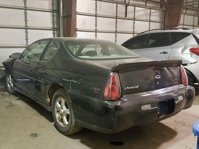 2G1WW12E239216622 - 2003 CHEVROLET MONTE CARL 黑色 照片 3