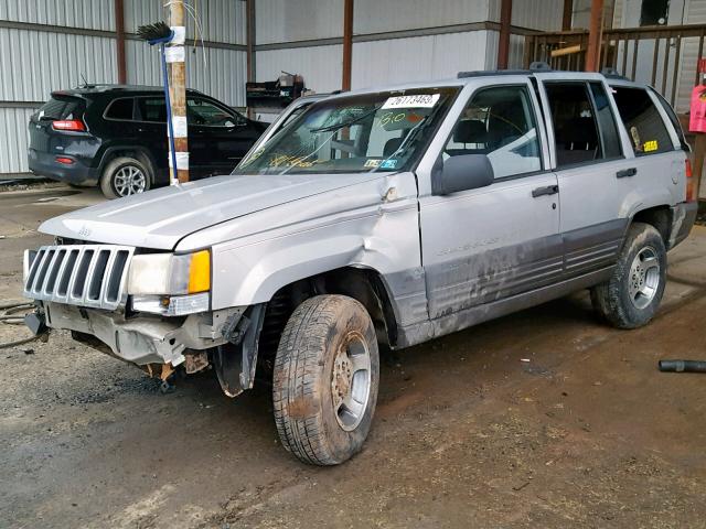 1J4GZ58S6WC348717 - 1998 JEEP GRAND CHER SILVER photo 2