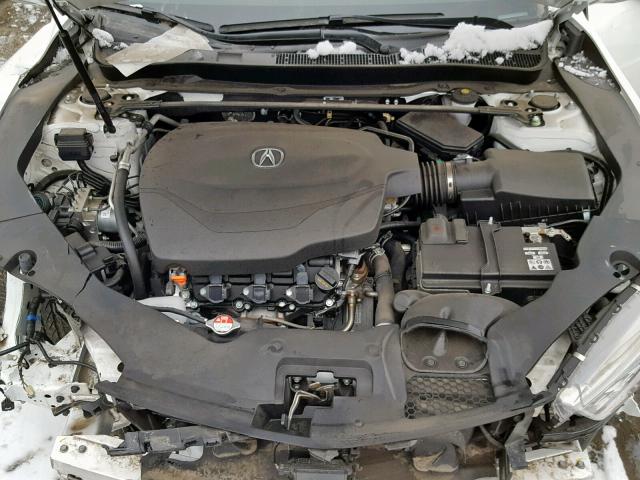 19UUB2F37JA010630 - 2018 ACURA TLX WHITE photo 7