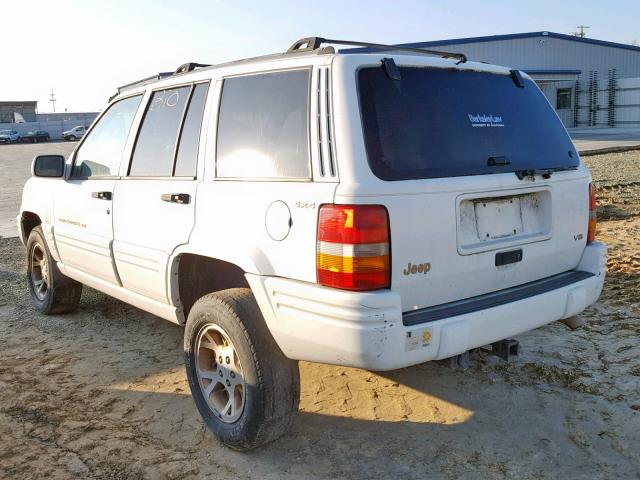 1J4GZ78Y0VC693255 - 1997 JEEP GRAND CHER WHITE photo 3