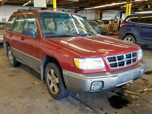 JF1SF655XXH702245 - 1999 SUBARU FORESTER S RED photo 1