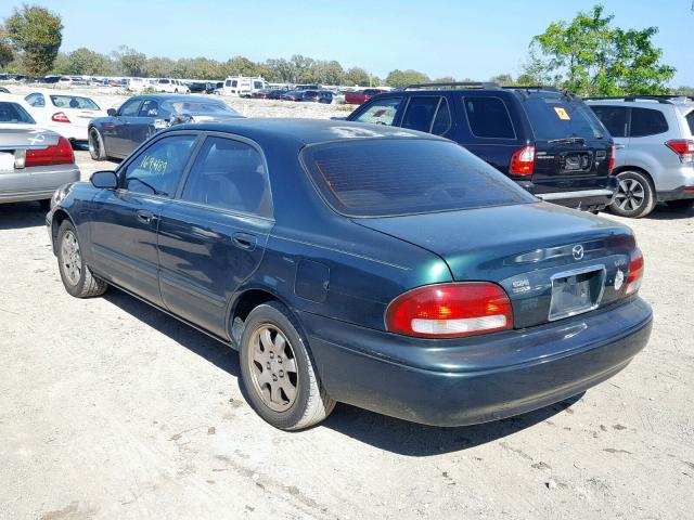 1YVGF22DXX5832137 - 1999 MAZDA 626 ES GREEN photo 3