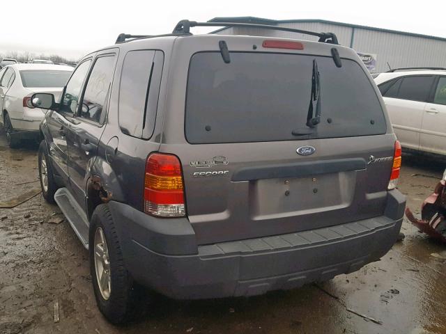 1FMYU95H86KD36823 - 2006 FORD ESCAPE HEV GRAY photo 3