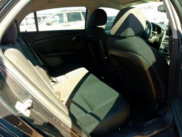 1G1ZC5E06CF180115 - 2012 CHEVROLET MALIBU 1LT შავი ფოტო 6