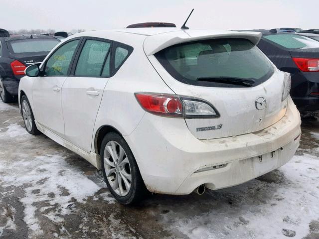 JM1BL1K50B1392411 - 2011 MAZDA 3 S WHITE photo 3