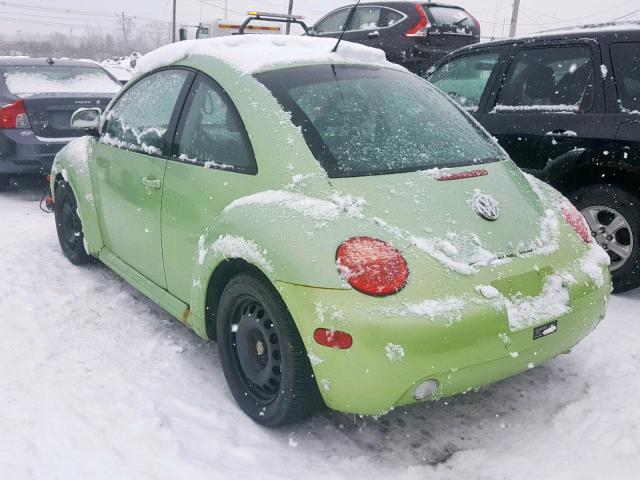 3VWCC21C4XM423306 - 1999 VOLKSWAGEN NEW BEETLE Yaşıl foto 3