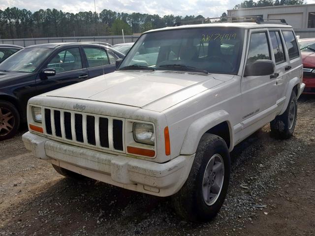 1J4FT68S6XL569755 - 1999 JEEP CHEROKEE S WHITE photo 2