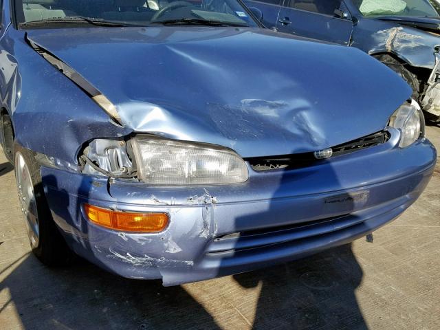 1Y1SK5268SZ102786 - 1995 GEO PRIZM BASE BLUE photo 9
