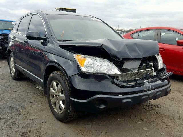 JHLRE48767C079476 - 2007 HONDA CR-V EXL BLACK photo 1