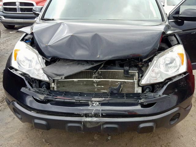 JHLRE48767C079476 - 2007 HONDA CR-V EXL BLACK photo 7