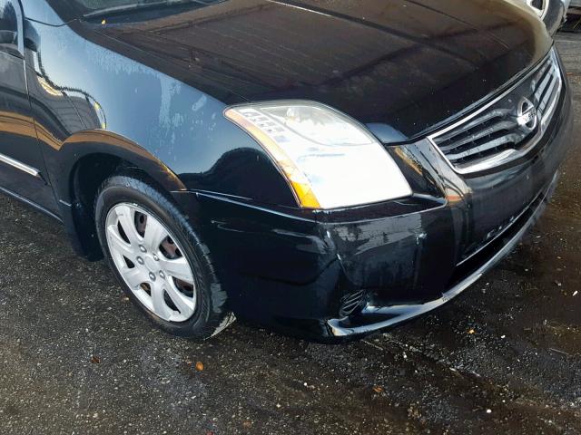 3N1AB6AP9BL651598 - 2011 NISSAN SENTRA 2.0 BLACK photo 9