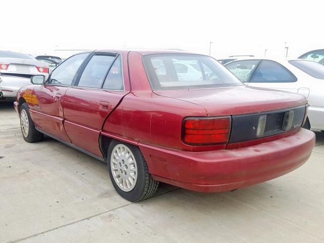 1G3NL52M0TM321558 - 1996 OLDSMOBILE ACHIEVA SL RED photo 3