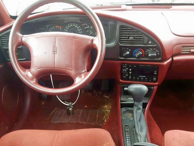 1G3NL52M0TM321558 - 1996 OLDSMOBILE ACHIEVA SL RED photo 9