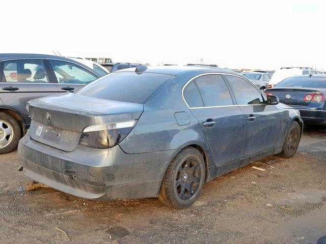 WBANA53584B855334 - 2004 BMW 525 I GRAY photo 4