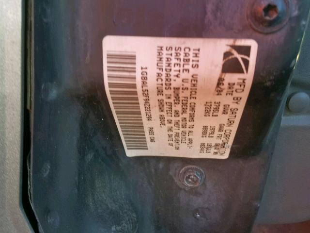 1G8AL52F94Z221294 - 2004 SATURN ION LEVEL BLUE photo 10