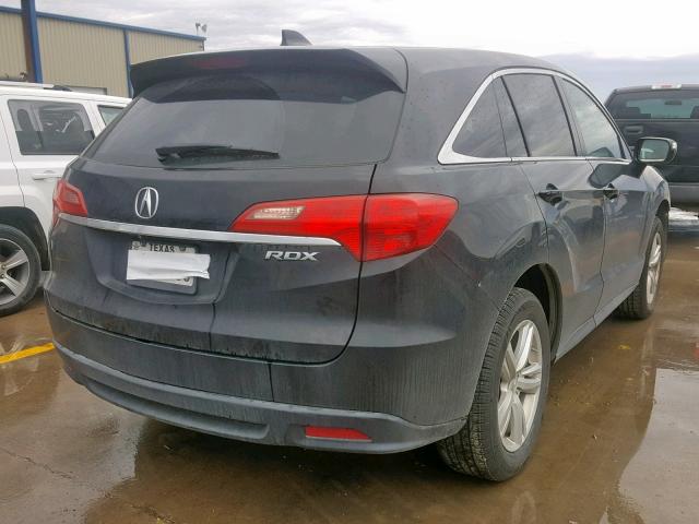 5J8TB3H39FL004337 - 2015 ACURA RDX BLACK photo 4