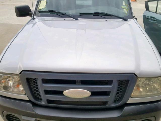 1FTYR10D08PB02872 - 2008 FORD RANGER SILVER photo 7