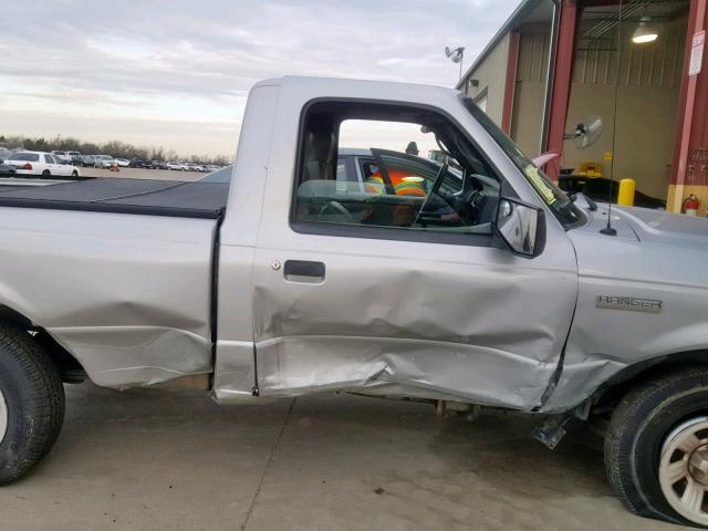 1FTYR10D08PB02872 - 2008 FORD RANGER SILVER photo 9