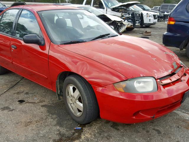 1G1JF52F057117781 - 2005 CHEVROLET CAVALIER L RED photo 9