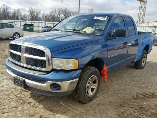 1D7HU18N93S206395 - 2003 DODGE RAM 1500 S BLUE photo 2