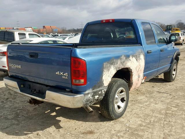 1D7HU18N93S206395 - 2003 DODGE RAM 1500 S BLUE photo 4