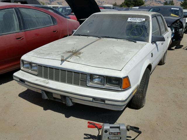 1G4AL19E1E6483479 - 1984 BUICK CENTURY LI WHITE photo 2