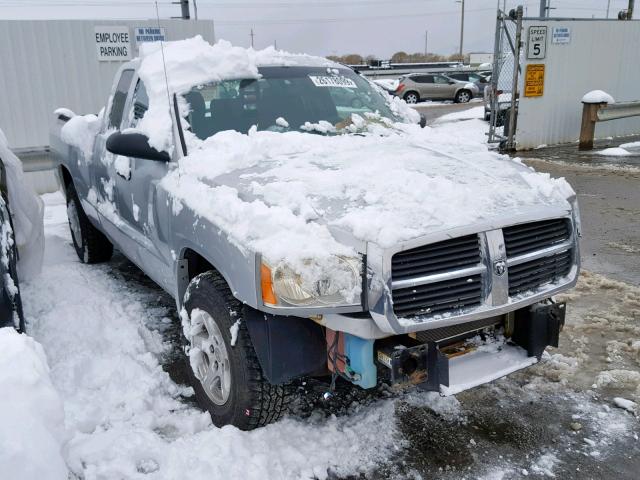 1D7HE42K86S558627 - 2006 DODGE DAKOTA SLT SILVER photo 1