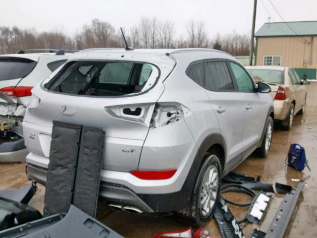 KM8J33A20GU133952 - 2016 HYUNDAI TUCSON LIM SILVER photo 4