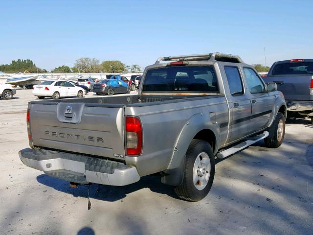 1N6ED29X42C305019 - 2002 NISSAN FRONTIER C TAN photo 4