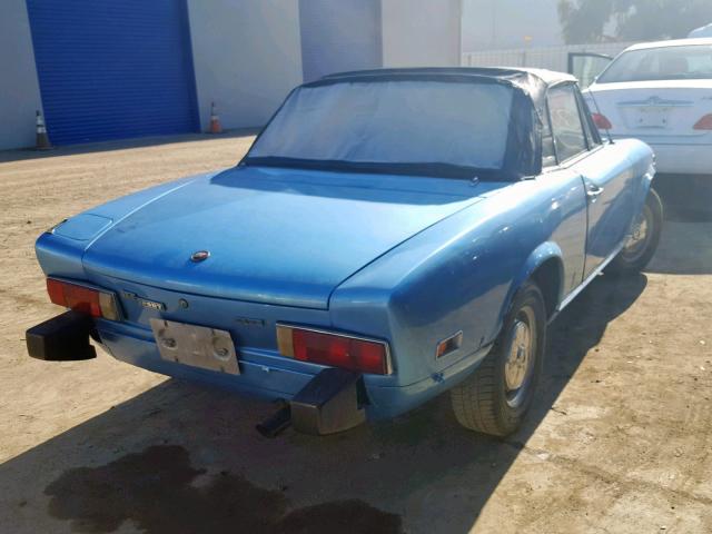 124CS10081143 - 1974 FIAT SPIDER BLUE photo 4