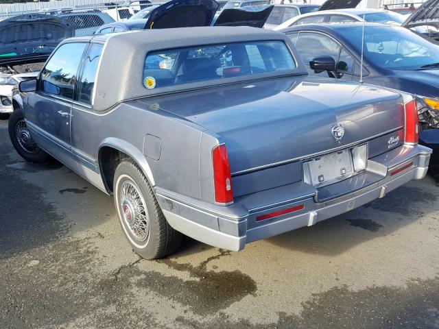 1G6EL1158JU617320 - 1988 CADILLAC ELDORADO TWO TONE photo 3