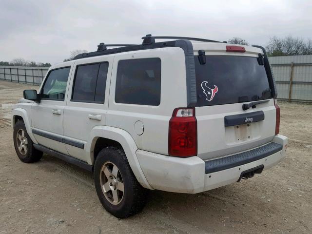 1J8HH48K79C527725 - 2009 JEEP COMMANDER WHITE photo 3
