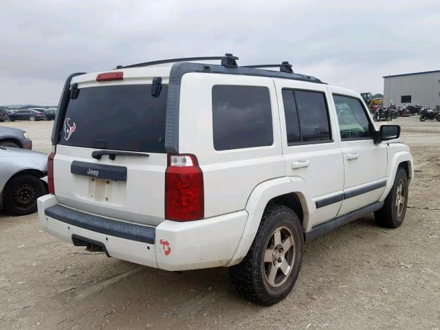 1J8HH48K79C527725 - 2009 JEEP COMMANDER WHITE photo 4