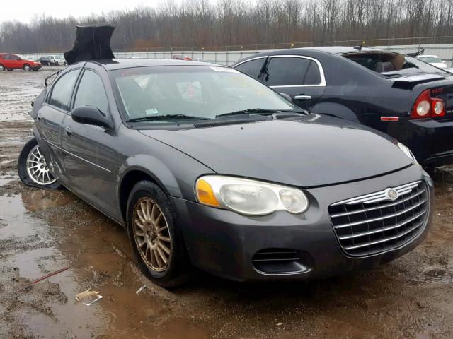 1C3EL46X84N277839 - 2004 CHRYSLER SEBRING LX GRAY photo 1