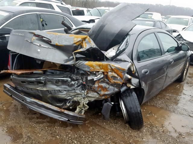 1C3EL46X84N277839 - 2004 CHRYSLER SEBRING LX GRAY photo 9