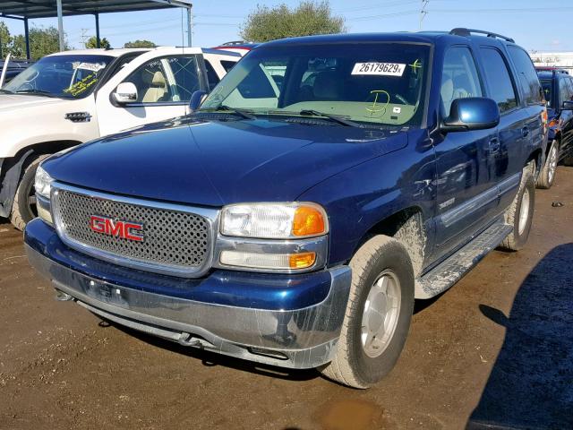 1GKEC13T23R207261 - 2003 GMC YUKON BLUE photo 2