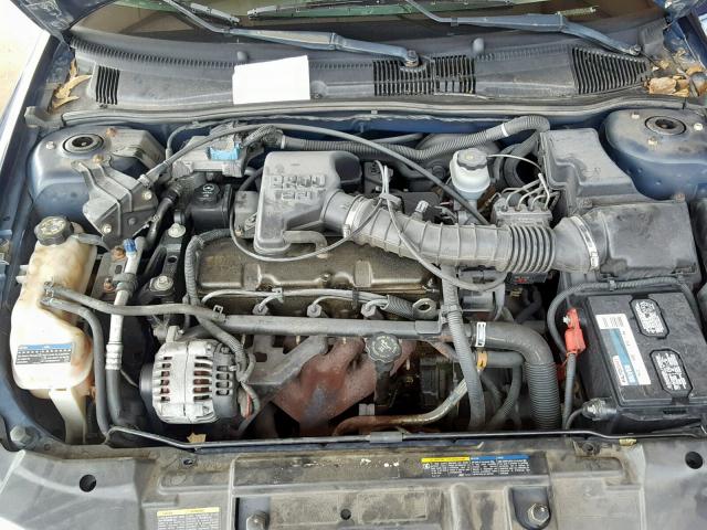 1G1JF524927240845 - 2002 CHEVROLET CAVALIER L BLUE photo 7