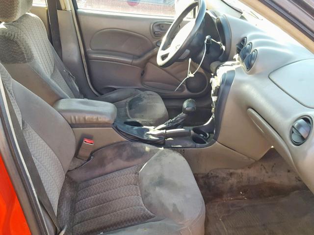 1G2NF52F63C138930 - 2003 PONTIAC GRAND AM S RED photo 5