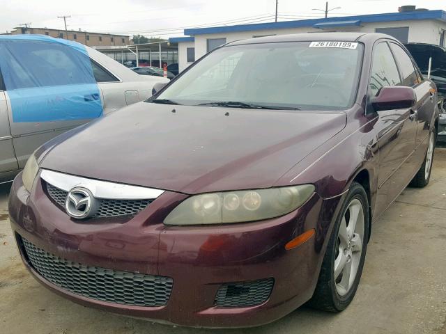 1YVHP80D465M65953 - 2006 MAZDA 6 S PURPLE photo 2