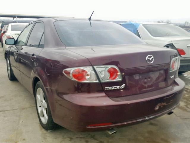 1YVHP80D465M65953 - 2006 MAZDA 6 S PURPLE photo 3