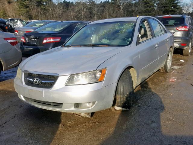 5NPEU46F27H162836 - 2007 HYUNDAI SONATA SE SILVER photo 2